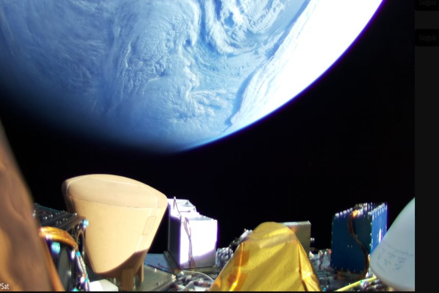 Una actividad satelital