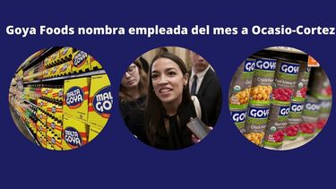 Goya Foods nombra empleada del mes a Ocasio-Cortez&nbsp;