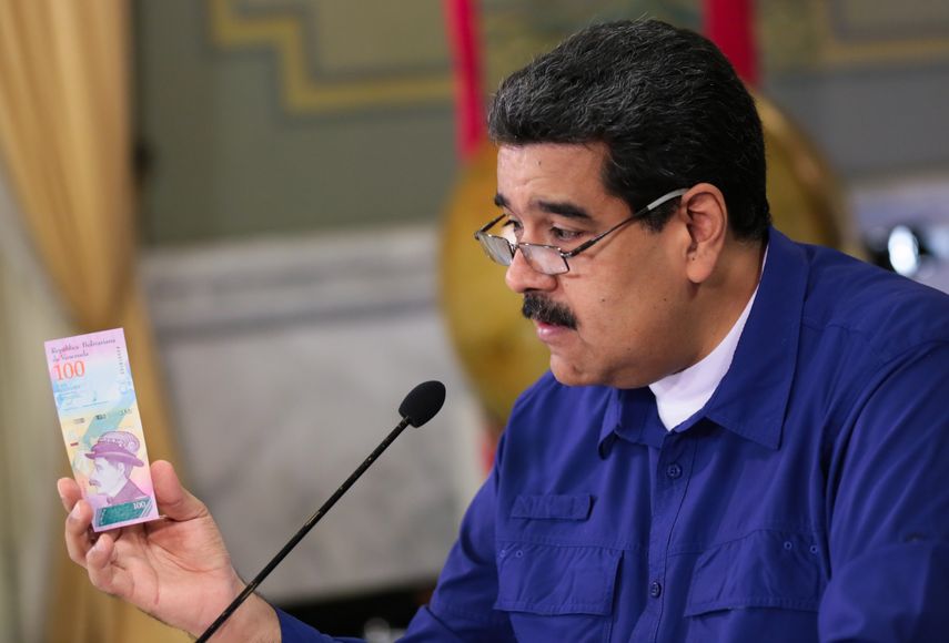 Maduro precisó que el nuevo cono monetario -con denominaciones que se adaptan más a la hiperinflación nacional-&nbsp;va a tener modalidad de anclaje al petro, la criptomoneda venezolana.