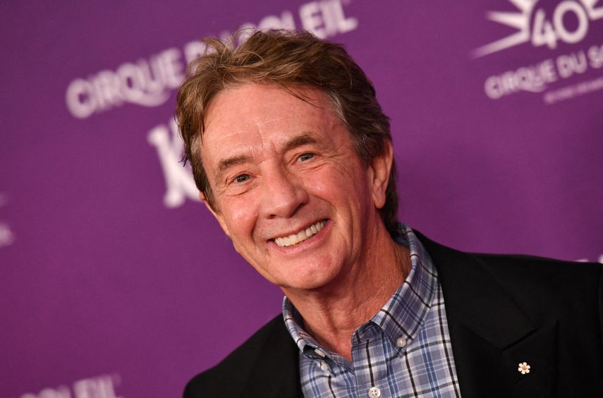 El actor estadounidense Martin Short en la alfombra roja de KOOZA del Cirque du Soleil en el muelle de Santa Mónica en Santa Mónica, California, el 24 de octubre de 2024.