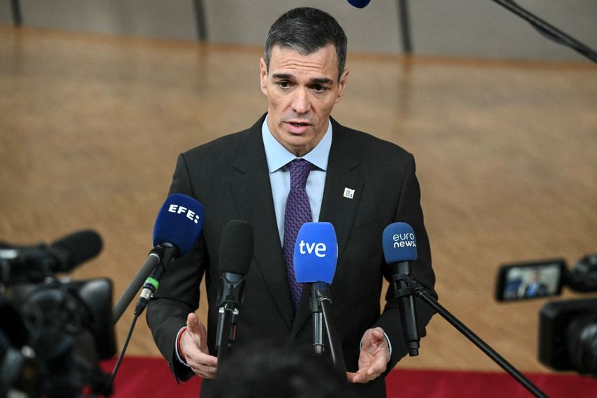 El presidente socialista de España Pedro Sánchez.
