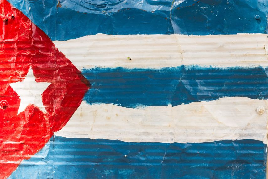 Una bandera de Cuba.&nbsp;