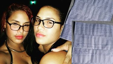 Las mellizas Lisdiani y Lisdany Rodríguez Isaac figuran como firmantes de una carta de denuncia escrita en prisión.