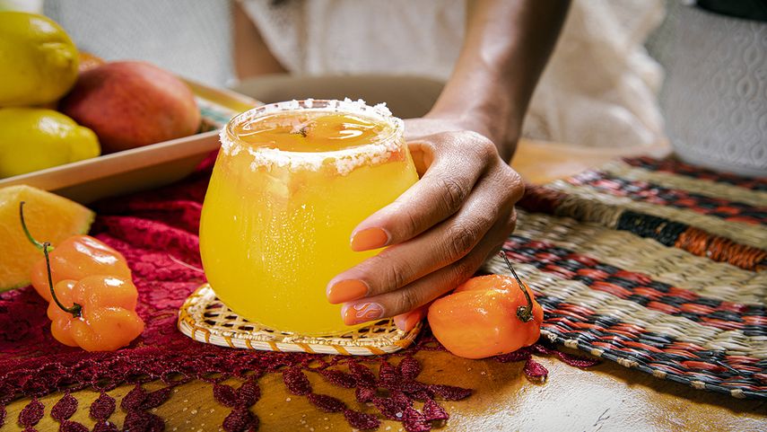 Tequila Cazadores picosita.