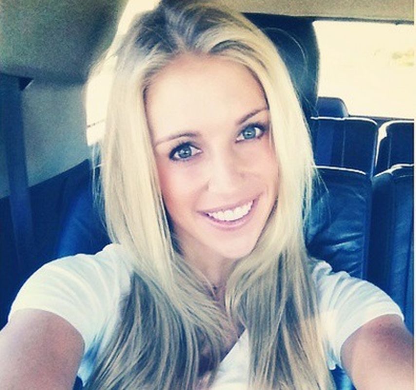 Kelly Hall vivió un fin de semana bastante movido en Las Vegas
