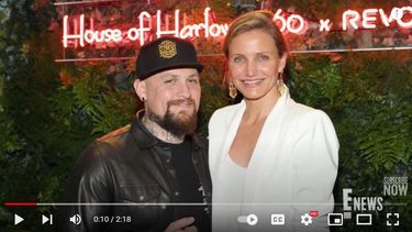 Cameron Díaz y Benji Madden.