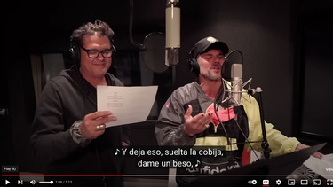 Carlos Vives y Pedro Capó graban el videoclip del tema Pagamento.&nbsp;