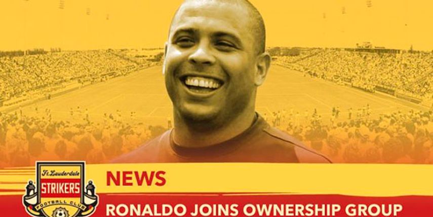 El brasileño compra parte de las acciones de los Strikers de Fort Lauderdale (CORTESÍA STRIKERS)