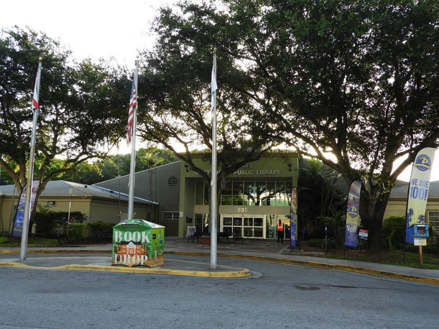 Centro de votación en North Miami.&nbsp;