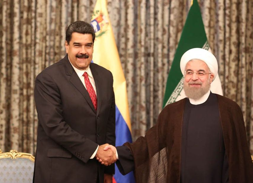 El Presidente venezolano, Nicolás Maduro Moros, fue recibido en el Palacio Saad Abad, por su homólogo iraní Hassan Rouhaní.&nbsp;