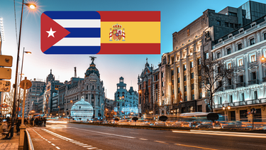 Vista parcial de Madrid, España.&nbsp;