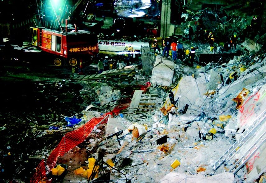 La explosión ocurrió en un garaje debajo del World Trade Center.