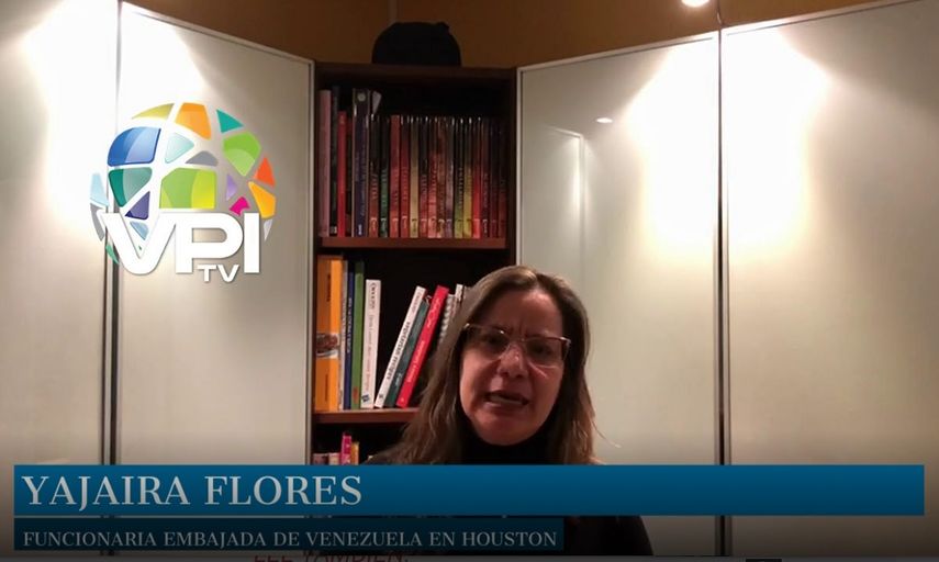 Funcionaria del consulado de Houston Yajaria Flores.&nbsp;