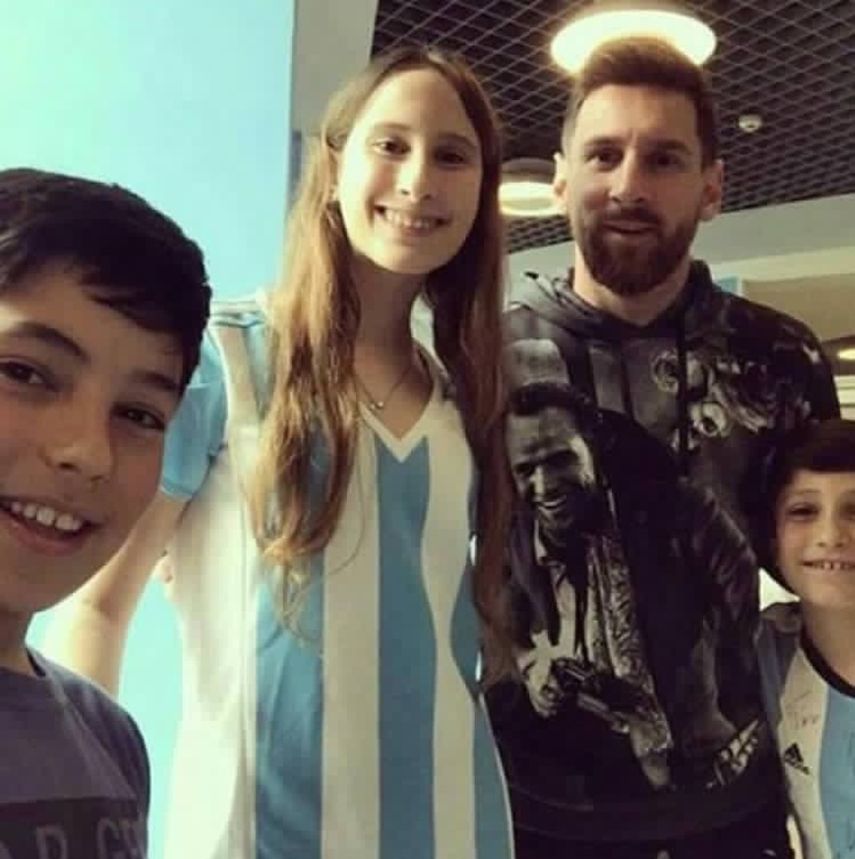 Messi se encuentra en Buenos Aires para disputar un partido ante Venezuela por la eliminatoria.