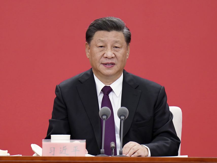 El presidente chino Xi Jinping habla en un evento para conmemorar el 40 aniversario de la creación de la Zona Económica Especial Shenzhen. &nbsp;