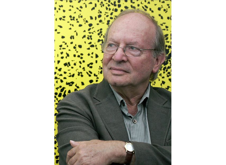 El director checo Ivan Passer durante una conferencia de prensa para presentar su pel&iacute;cula Nomad en Locarno, Suiza.&nbsp;