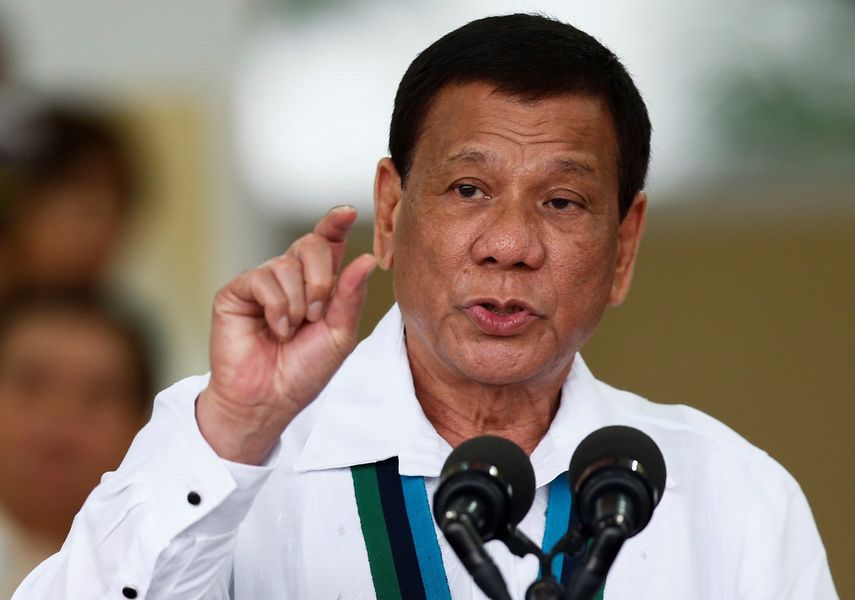 Rodrigo Duterte, presidente de Filipinas&nbsp;