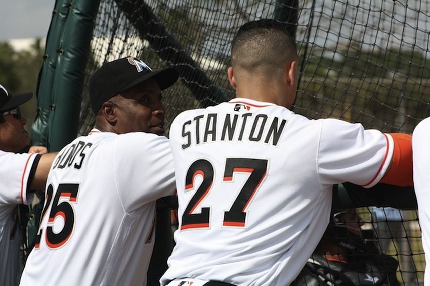 Bonds ha tomado junto con Stanton sesiones de bateo en la jaula. (ARCHIVO)