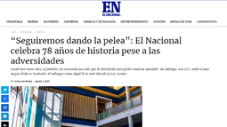 El Nacional portada.