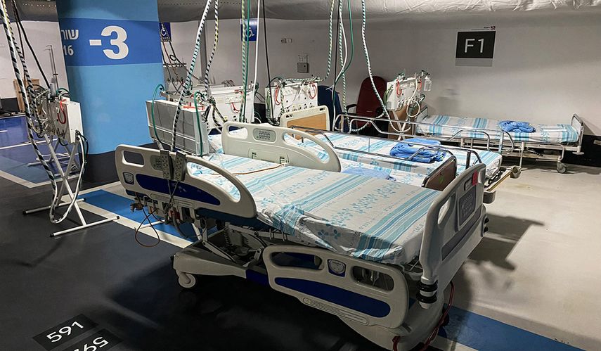 Hospital subterráneo, Rambam Health Care Campus , Haifa, Israel.