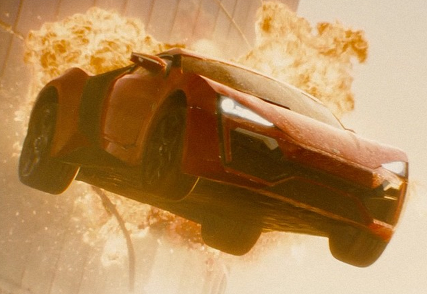 Lykan HyperSport auto estrella de la película Furious 7. (INSTAGRAM).