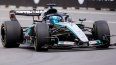 El piloto británico de Mercedes, George Russell, compite durante la carrera sprint previa al Gran Premio de Canadá de Fórmula 1 de 2026 en el Circuito Gilles-Villeneuve en Montreal, Canadá, el 23 de mayo de 2026