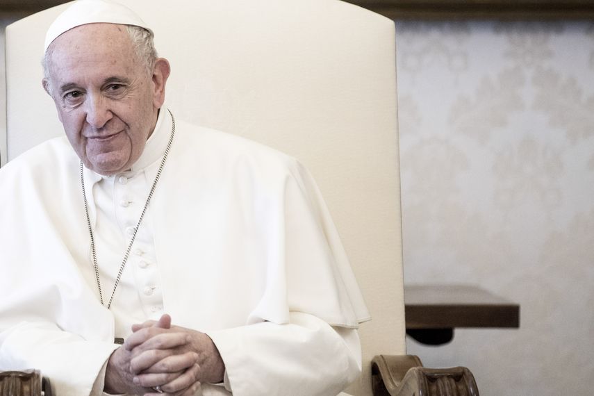 Fotografía fechada el 24 de marzo de 2019 del papa Francisco en El Vaticano.