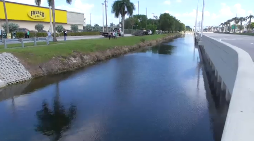 La anciana&nbsp;fue sacada del agua sin ninguna herida, luego del trágico incidente ocurrido en la avenida 4 y la calle 68 del&nbsp;oeste&nbsp;de Hialeah.