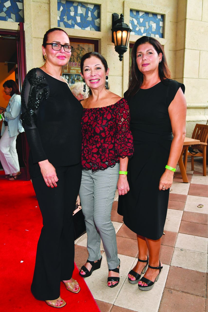 María Isabel Matone, Macarena Spittler y Micaela Carastro.&nbsp;