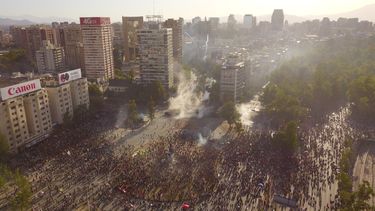 &nbsp;Incidentes en Plaza Italia durante las protestas contra el Gobierno.