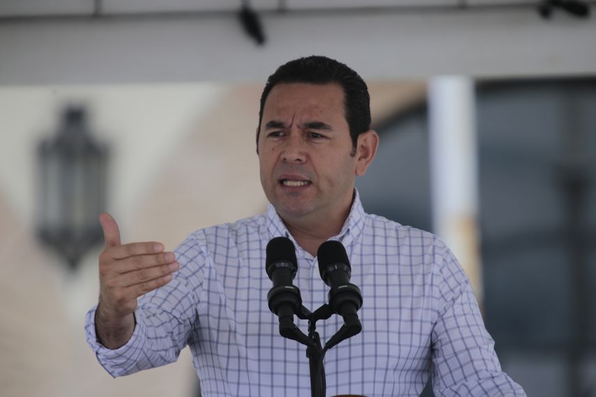 El presidente de Guatemala,&nbsp;Jimmy&nbsp;Morales.