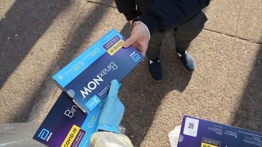 Prueba rápida de COVID para hacer en casa.