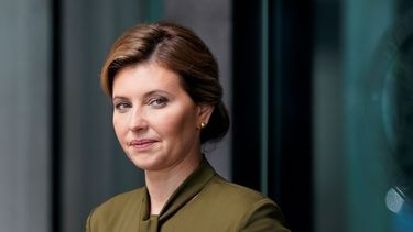 Olena Zelenska, esposa del presidente ucraniano Volodymyr Zelenskyy, se retira del Departamento de Estado de EEUU, el lunes 18 de julio de 2022, tras una reunión a puerta cerrada con el secretario de Estado Antony Blinken.&nbsp;