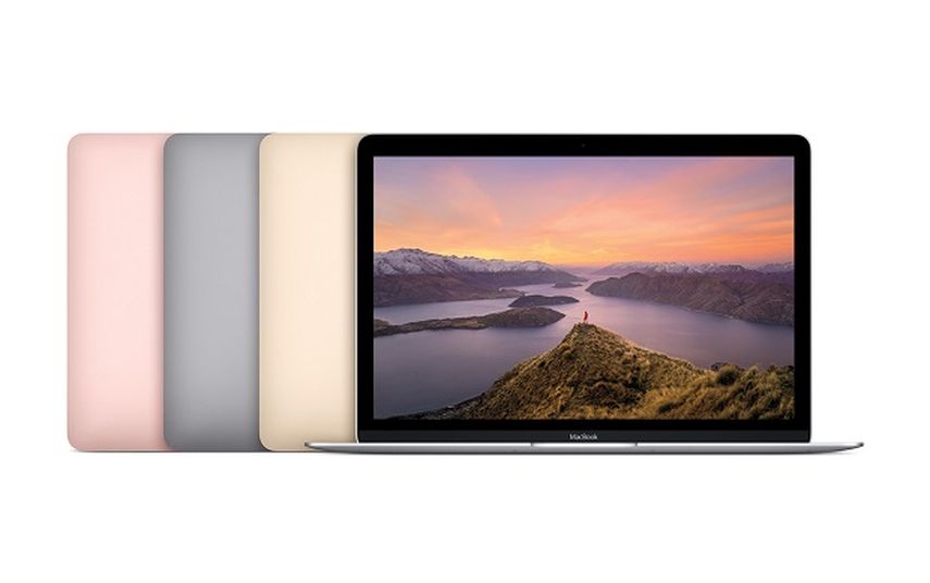 Otra novedad es que la MacBook viene en un nuevo color rosado. (dpa)