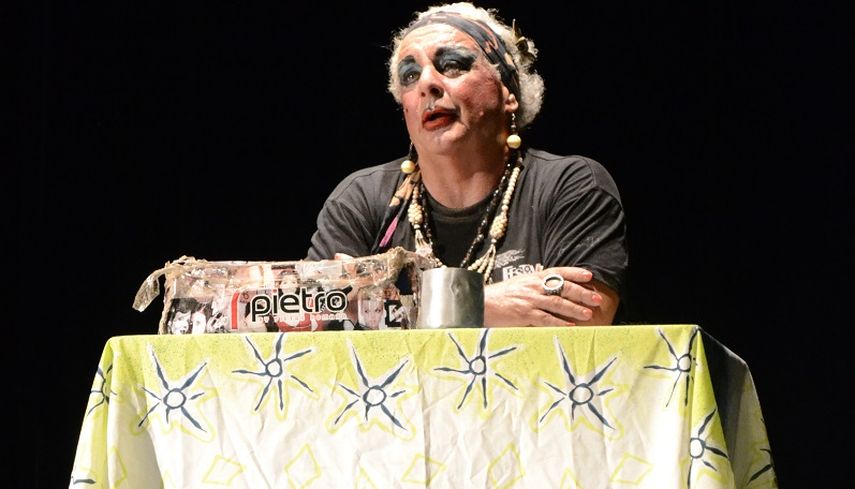 Escena de la obra Lienzo de mujer que espera. (CORTESÍA)