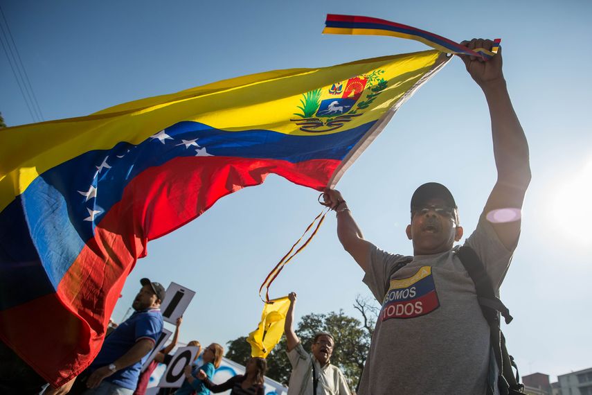 Las manifestaciones de la población venezolana en la calle continuaron en 2016.&nbsp;