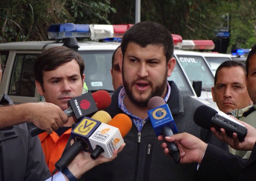 David&nbsp;Smolansky,&nbsp;dirigente opositor venezolano.