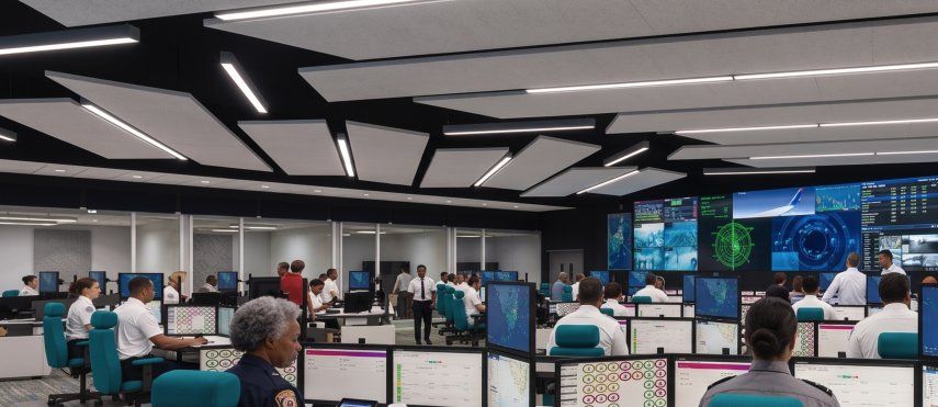 En el centro comparten espacio diferentes agencias .&nbsp;