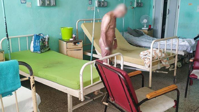 La paupérrima situación es generalizada en los hospitales cubanos.