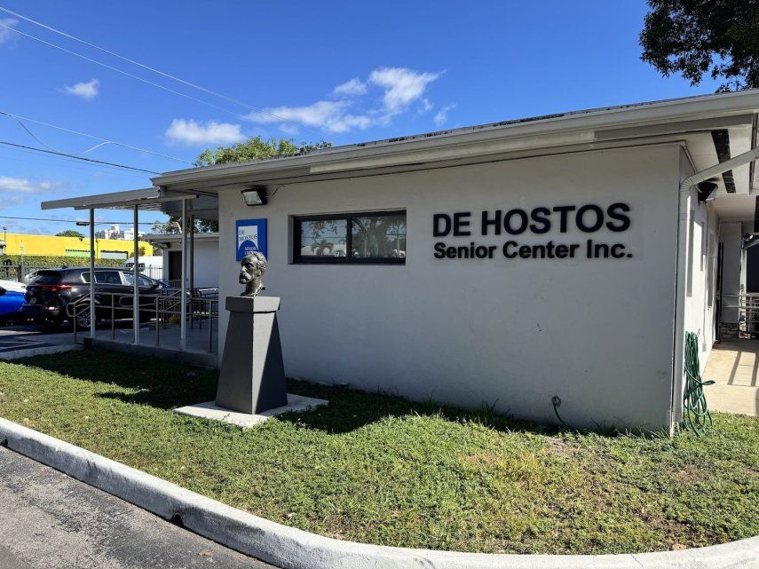 Vista parcial de De Hostos Senior Center, en Allapattah.&nbsp;