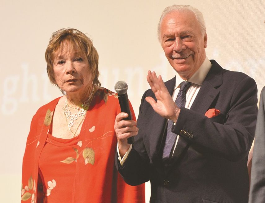 Shirley MacLaine y Christopher Plummer, protagonistas de la cinta Elsa & Fred. (ÁLVARO MATA)