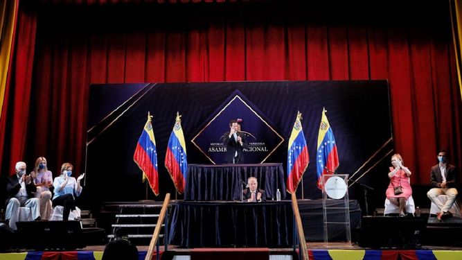 Parte de la sesión de este martes 13 de la Asamblea Nacional de Venezuela.&nbsp;