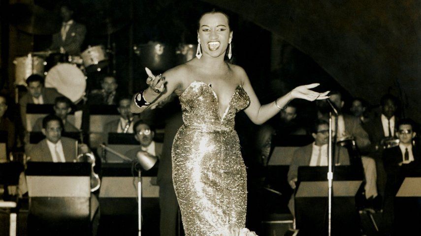 Celia Cruz actúa en el emblemático Tropicana, en La Habana, Cuba, antes de 1959.&nbsp;