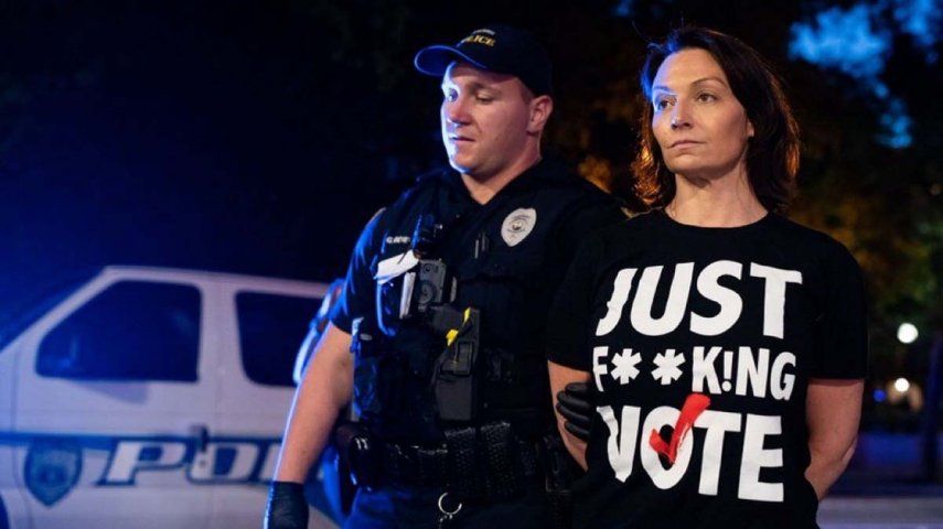 Nikki Fried, presidenta del Partido Demócrata de Florida.