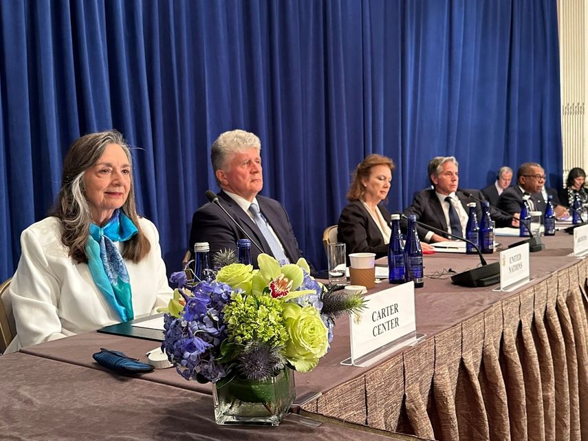 El Secretario de Estado de EEUU, Antony Blinken, en una reunión sobre Venezuela.&nbsp;