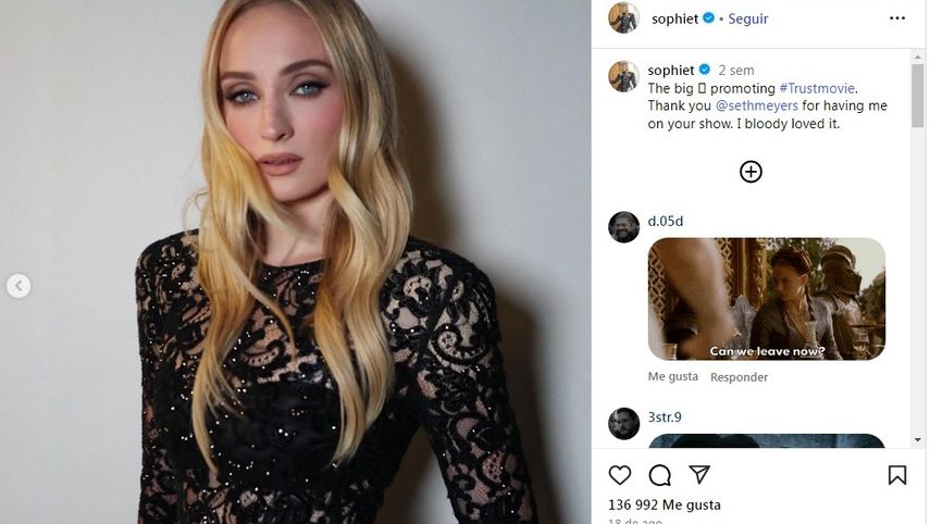 En declaraciones recientes, Sophie Turner expresó la emoción que siente al asumir el reto: “Estoy encantadísima de interpretar a Lara Croft