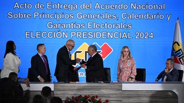 Reunión del CNE del régimen de Nicolás Maduro en la que se acordaron las elecciones presidenciales para el 28 de julio