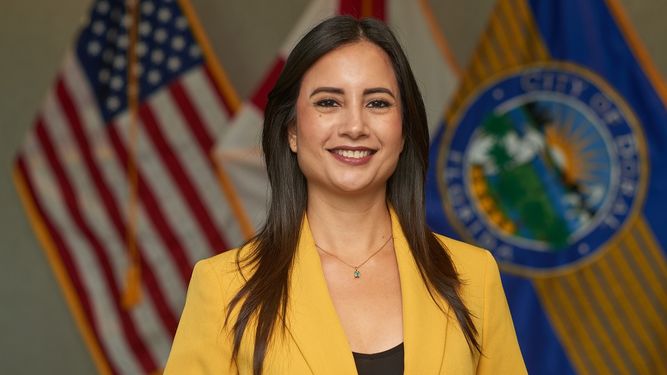 Maureen Porras, vicealcaldesa de la ciudad de Doral.&nbsp;