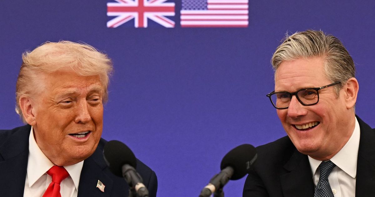 Trump se reúne con Starmer en su segundo día de visita oficial al Reino Unido