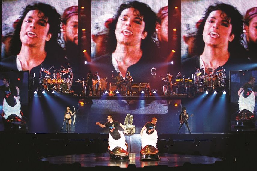 Michael Jackson The Immortal World Tour. (OSA IMAGES)